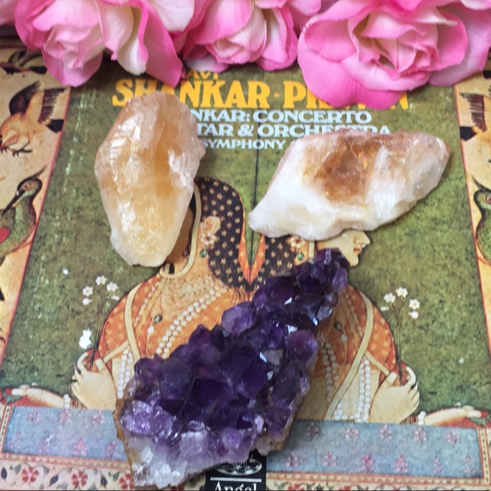Amethyst Citrine HIGH VIBRATION BUNDLE 3 Pieces - Picture 4 of 6
